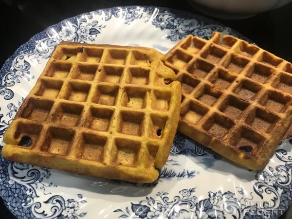 Рецепт: Вафли тыквенные - безумно ароматные