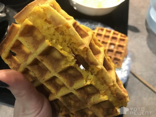 Рецепт: Вафли тыквенные - безумно ароматные