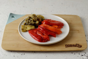 Соус из запеченных овощей