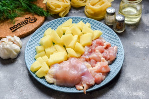 "Угра ош" с курицей