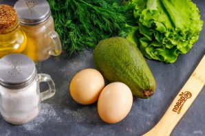 Скрэмбл с авокадо