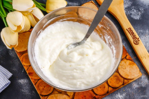 Песочный торт с орехами