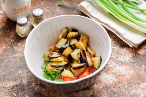 Бутерброды с баклажанами и помидорами