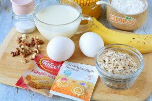 Диетический банановый пирог