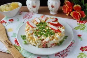 Салат "Искушение" с ананасами