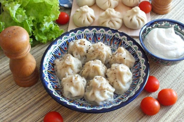 Хинкали с индейкой Хинкали с индейкой