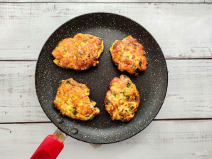 Диетические куриные оладьи