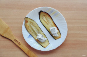 Рулетики из баклажанов с творогом и грецкими орехами Рулетики из баклажанов с творогом и грецкими орехами