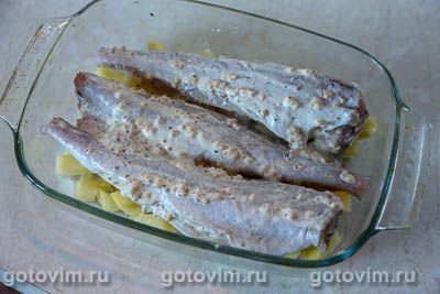 Минтай в горчице