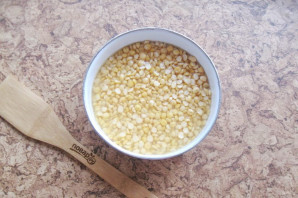 Гороховая каша с салом