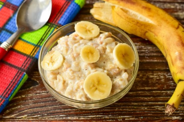 Каша с бананом для ребенка Каша с бананом для ребенка