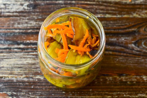 Рулетики из баклажанов на зиму Рулетики из баклажанов на зиму