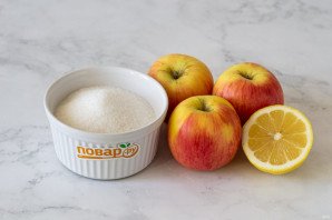 Яблочное повидло с лимоном Яблочное повидло с лимоном