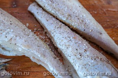 Минтай в горчице