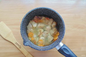 Каша из чечевицы с мясом