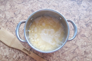 Гороховая каша с салом