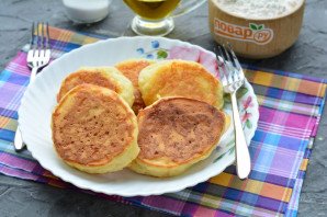 Оладьи с сыром на кефире