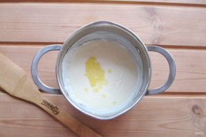 Белый соус с яйцом