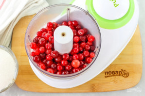 Клюква протертая с сахаром Клюква протертая с сахаром