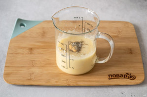 Постный яблочный майонез