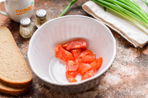 Бутерброды с баклажанами и помидорами