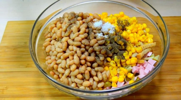 Салат Быстрый, пошаговый рецепт с фото