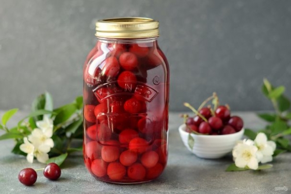 Концентрированный компот из вишни Концентрированный компот из вишни