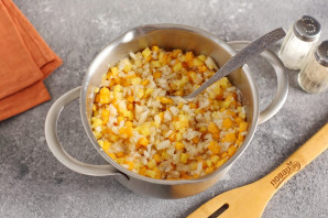 Рулет с тыквой на пару