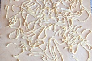 Домашняя лапша для лагмана Домашняя лапша для лагмана