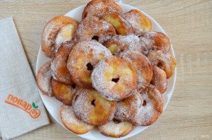 Яблочные пончики Яблочные пончики
