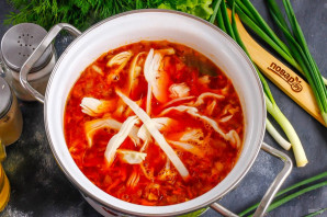 Борщ из запеченной свеклы