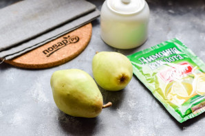 Компот из груш с лимонной кислотой