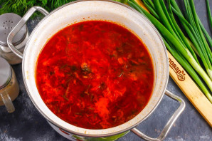 Борщ из запеченной свеклы