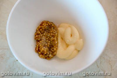 Минтай в горчице