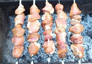 Шашлык в чайном маринаде Шашлык в чайном маринаде