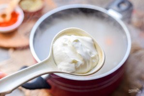 Рыбный суп со сметаной