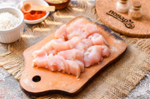 Суп с курицей и оливками Суп с курицей и оливками