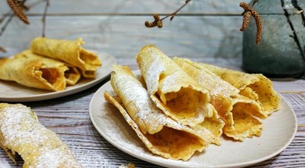 Постные вафли, пошаговый рецепт с фото