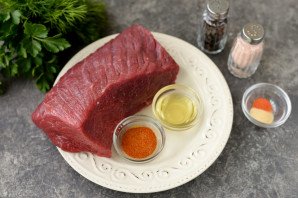 Буженина из говядины в фольге в духовке Буженина из говядины в фольге в духовке