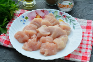 Котлеты с солеными огурцами