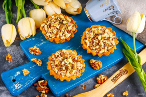 Тарталетки с орехами