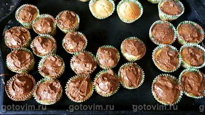 Банановые кексы с шоколадом