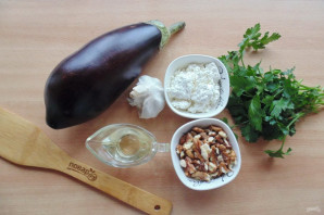 Рулетики из баклажанов с творогом и грецкими орехами Рулетики из баклажанов с творогом и грецкими орехами