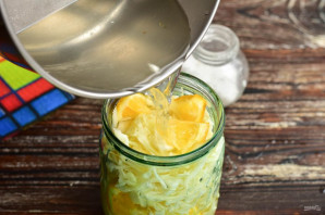 Квашеная капуста с апельсином