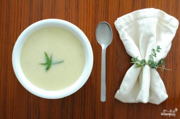 Чесночный крем-суп Чесночный крем-суп