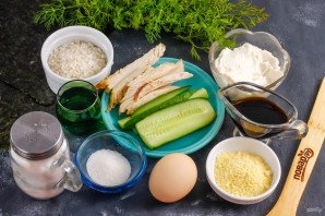 Жареные роллы с курицей Жареные роллы с курицей