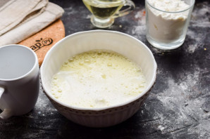 Блинчики с яблоком и бананом