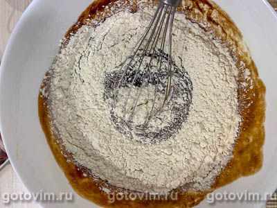 Брауни с творогом и вишней