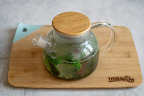 Марокканский чай с корицей и мятой