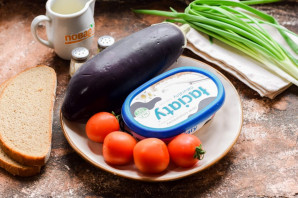 Бутерброды с баклажанами и помидорами